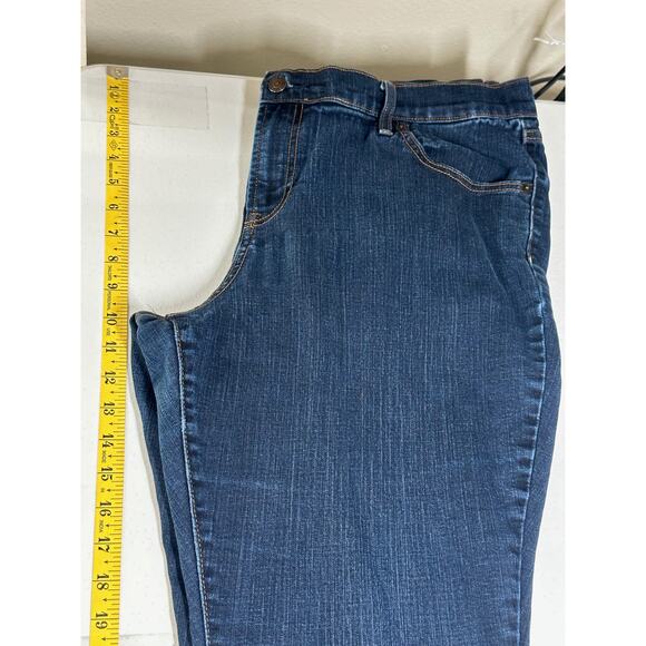 Old Navy Jeans Womens 18 Petite The Sweetheart Skinny Dark Wash Casual Normcore - Picture 7 of 8